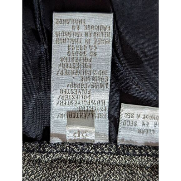 Jones New York Women's Black and Cream Single Breasted Polyester Pant Suit Sz 2P - Picture 7 of 7